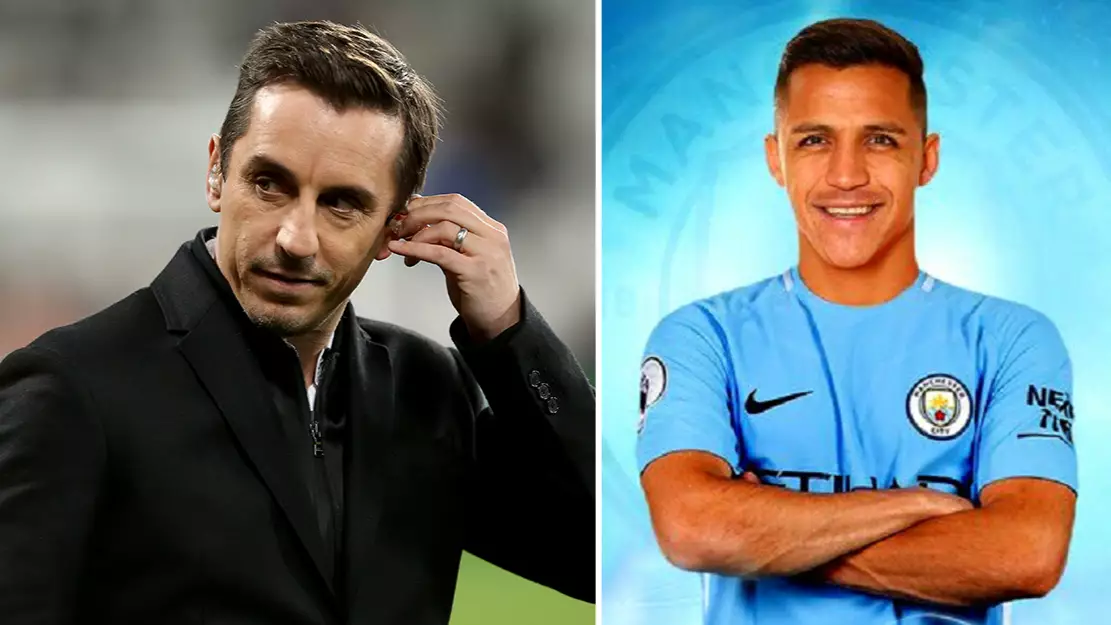 Gary Neville Calls Out Guillem Balague Over Alexis Sanchez To Man United Transfer Rumour