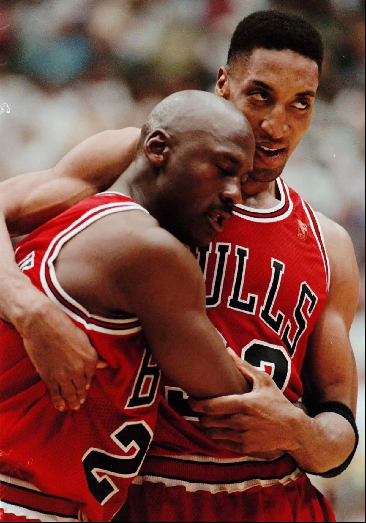 Michael Jordan and Scottie Pippen.
