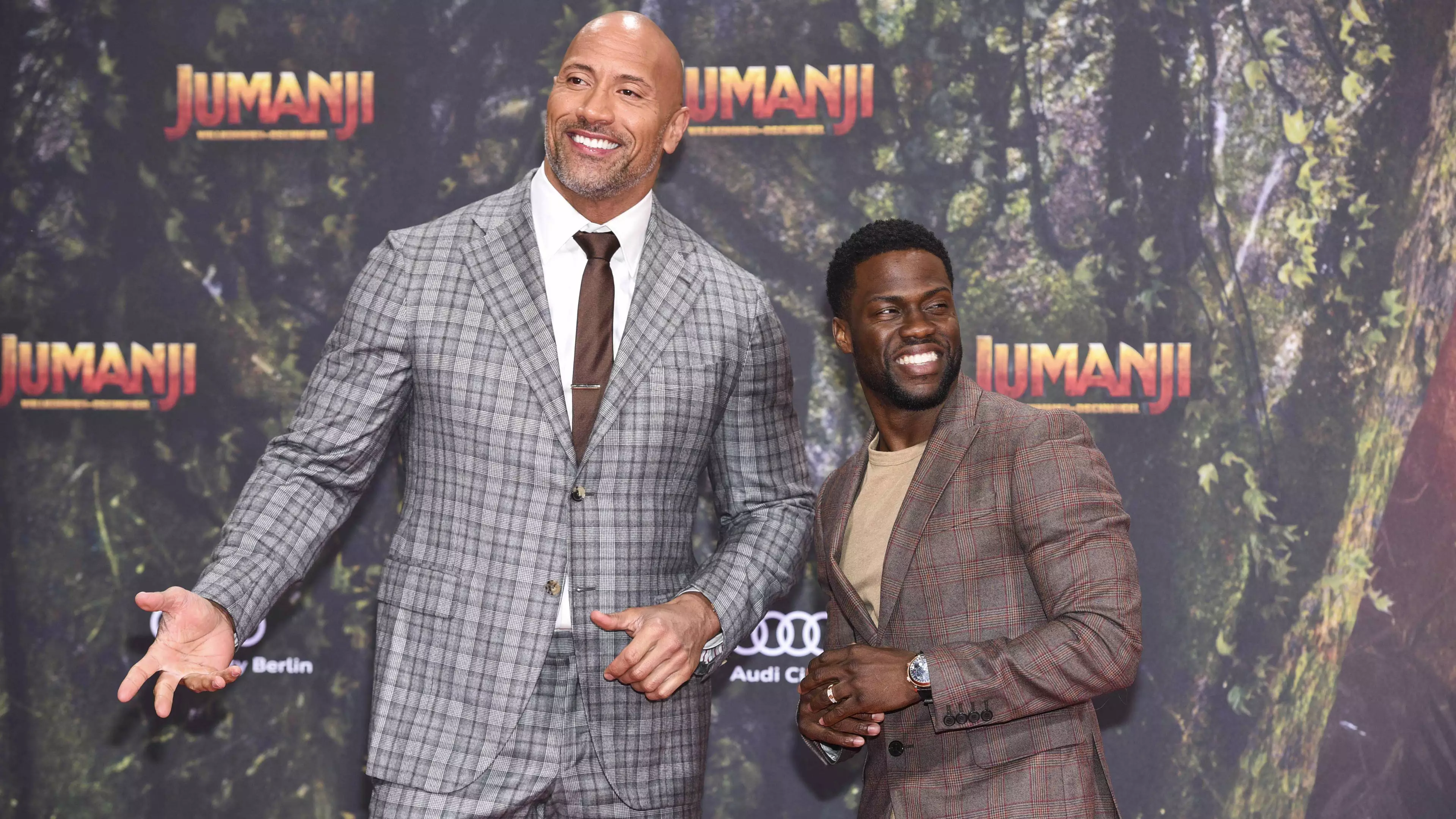 Dwayne 'The Rock' Johnson And Kevin Hart Used To Flog Baby Products 