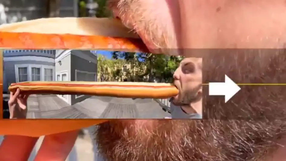Man Uses Panoramic Mode To Create Ingenious Hot Dog Snap