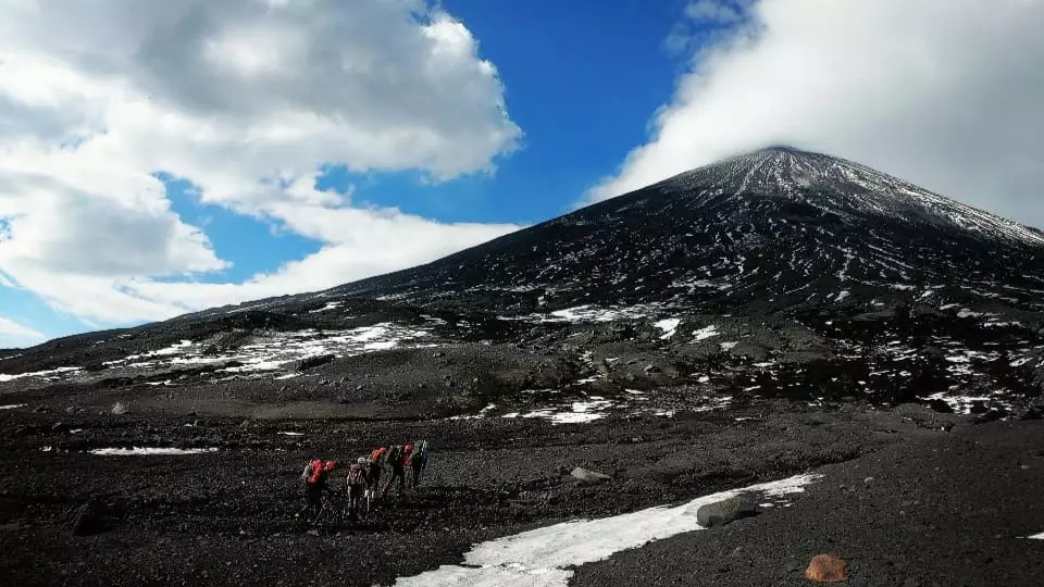 Man Stranded Near Crater Of Eurasia's Highest Active Volcano With Rescuers Unable To Help