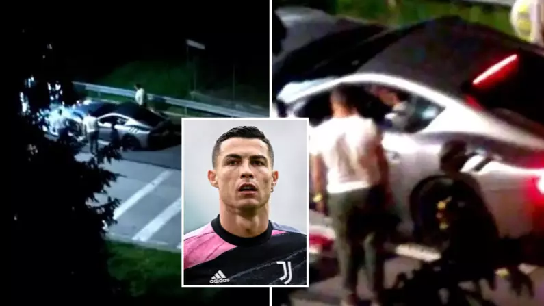 Cristiano Ronaldo Caught Packing Up His Supercars Amidst Juventus Exit Rumours