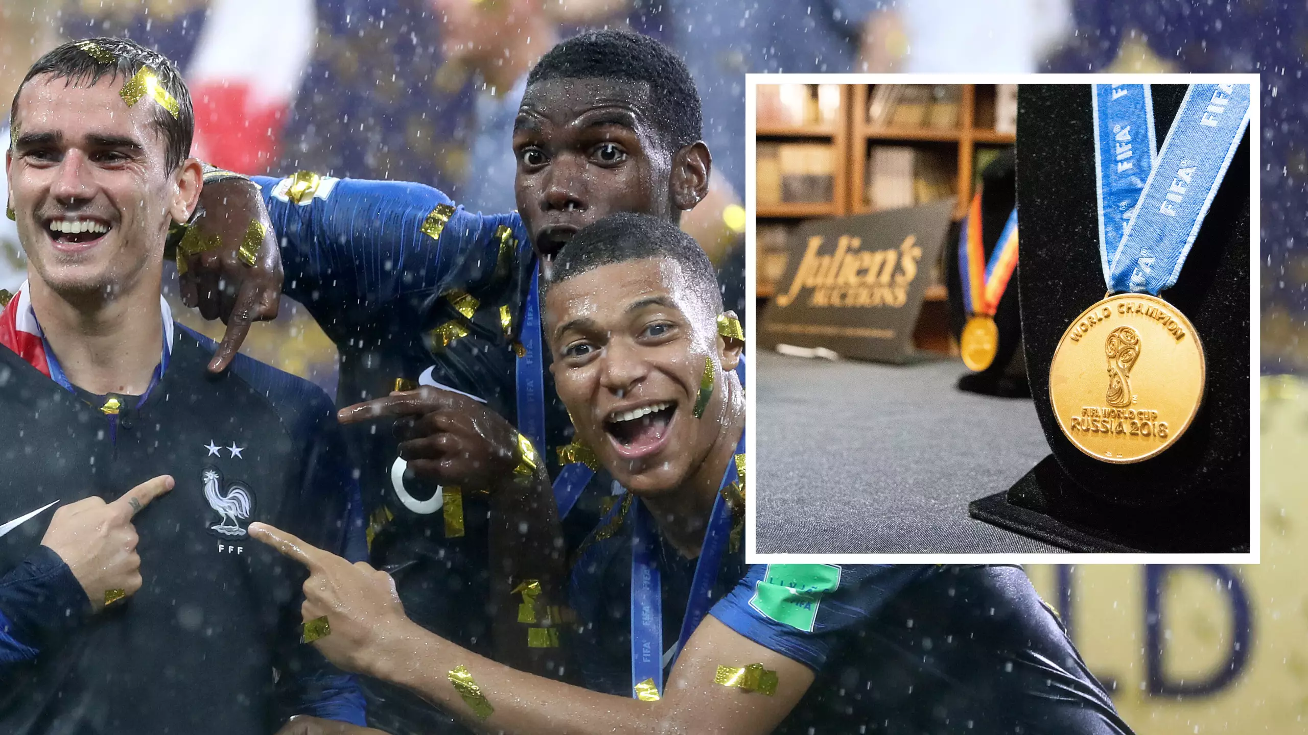 Member Of France s 2018 World Cup Squad Sells Winners Medal For