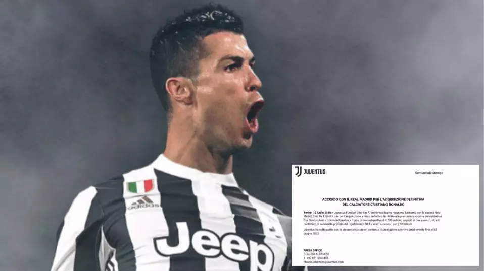 A Complete Breakdown Of Cristiano Ronaldo's Massive Contract At Juventus