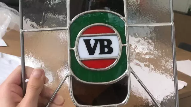 Aussie Makes VB Stained Glass Window For Their Pal