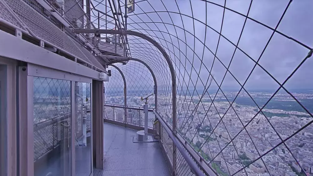 Google Maps: The View From the top of the Eiffel Tower.