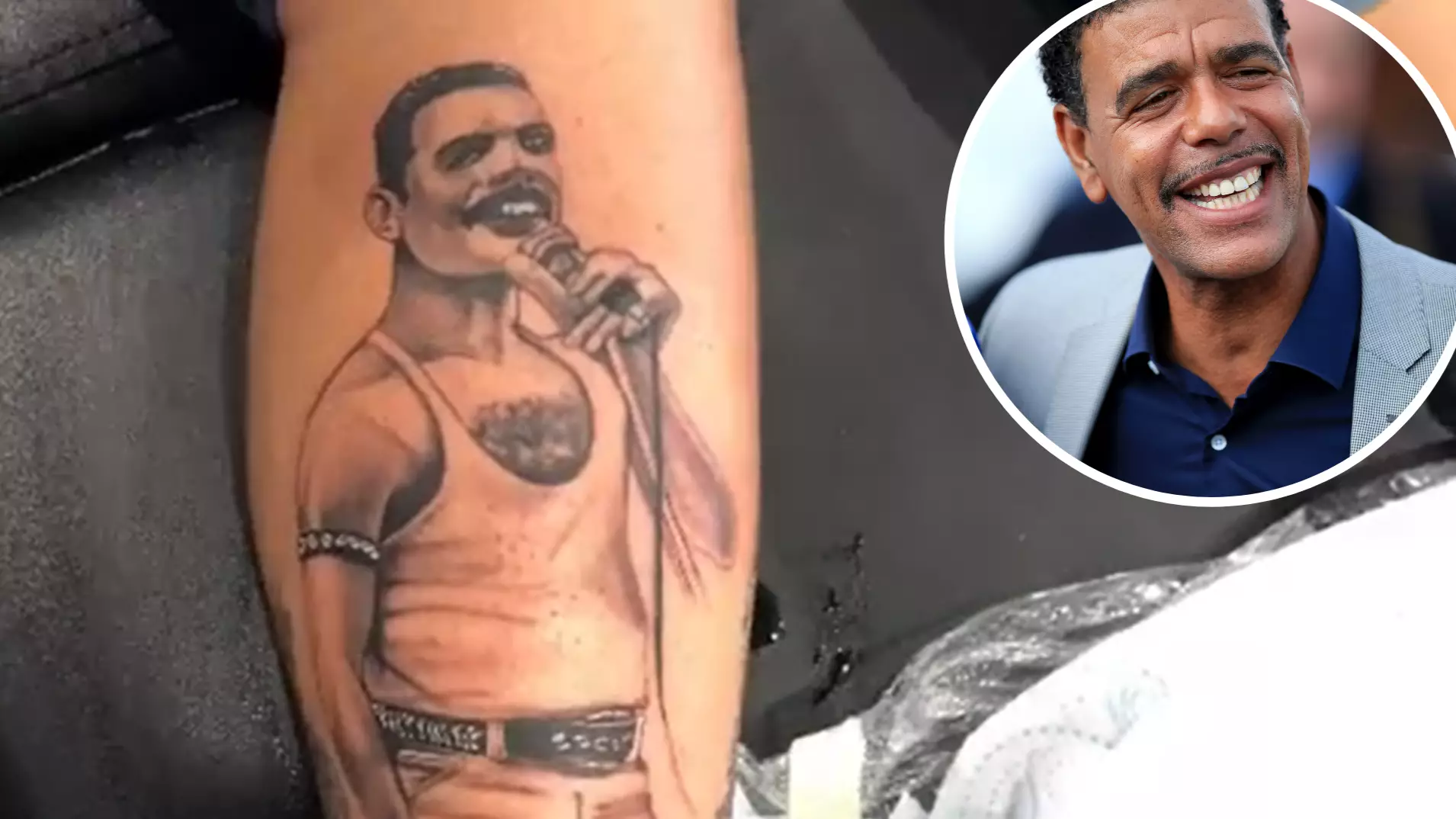 People Are Saying Jodie Marsh's Freddie Mercury Tattoo Looks Like Chris Kamara