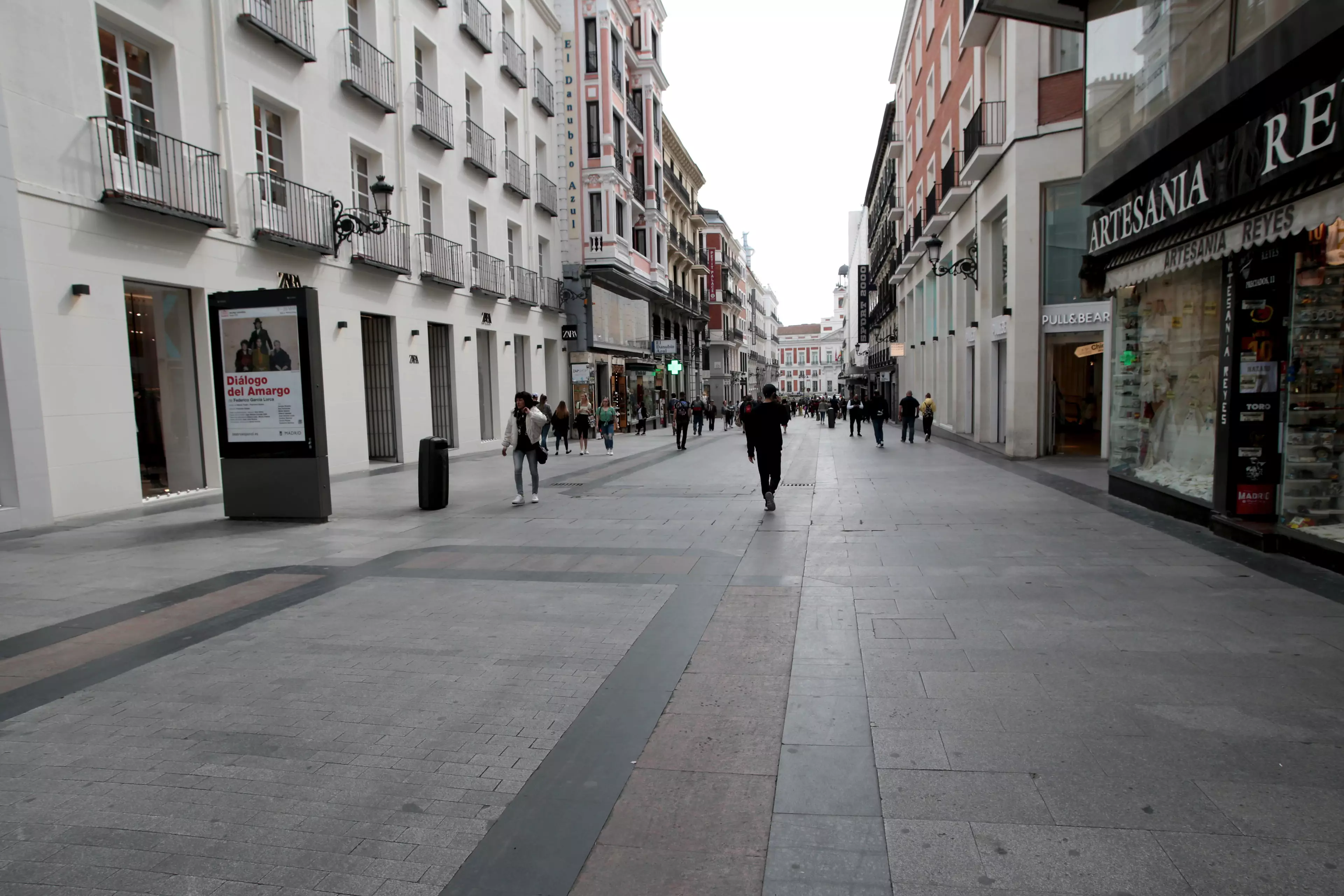 The streets of Madrid.
