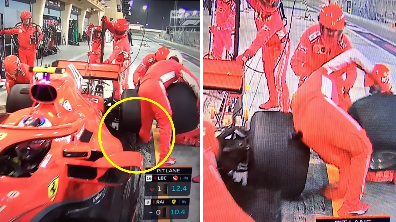 Kimi Raikkonen Runs Over His Crew Member And Breaks His Leg In Horror Incident 
