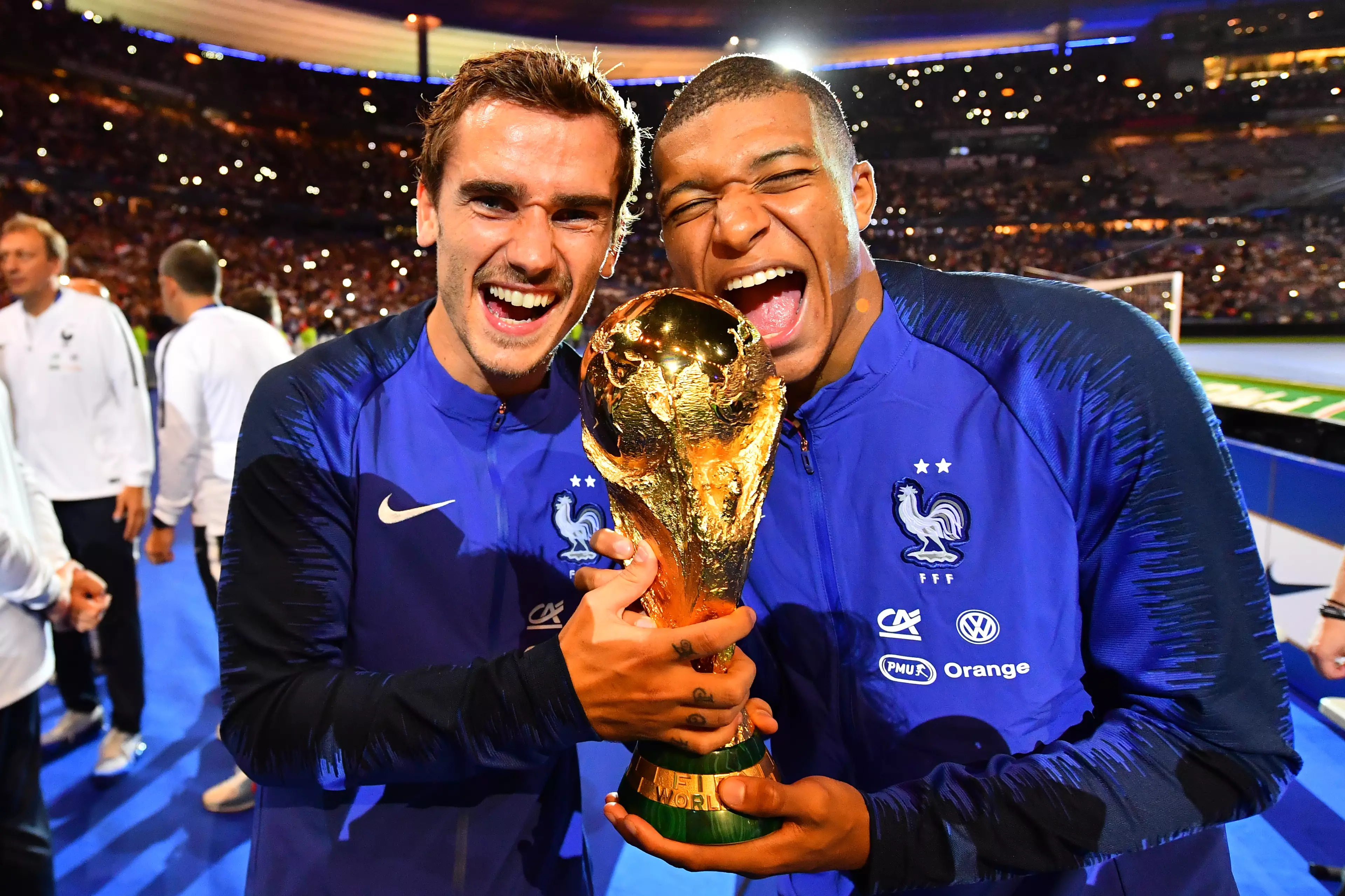 Mbappe's World Cup win put him ahead of Neymar. Image: PA Images