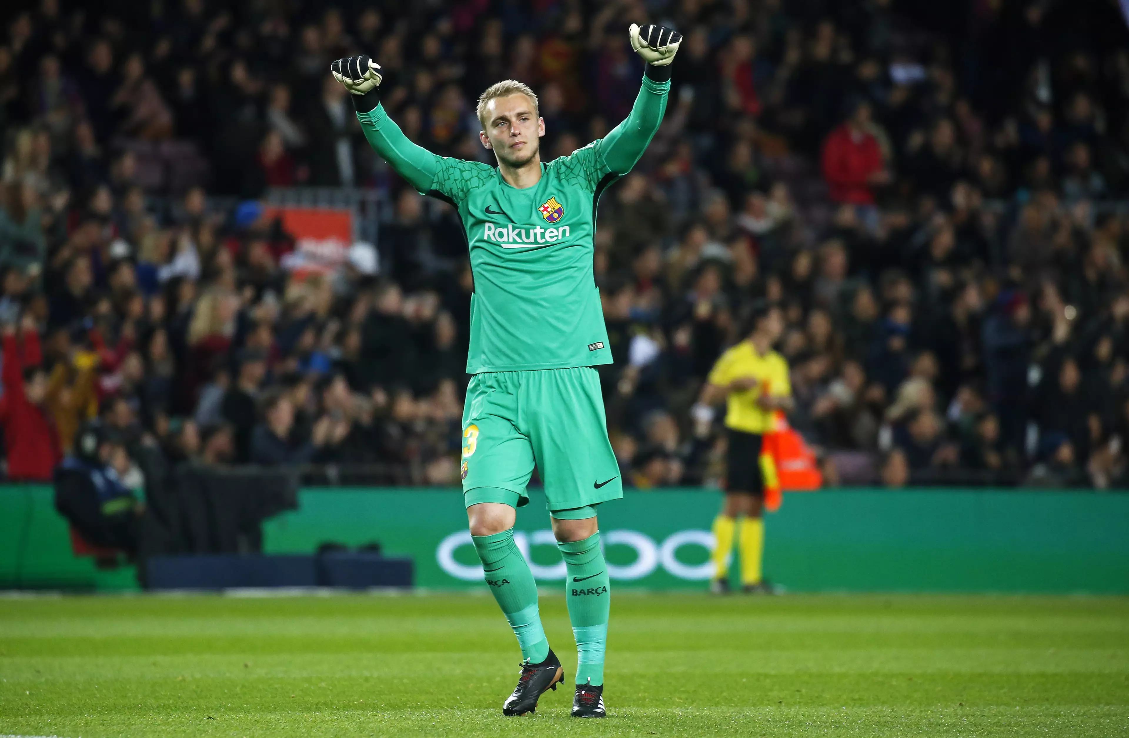 Barca's Cillessen obviously wants out of the Camp Nou. Image: PA Images