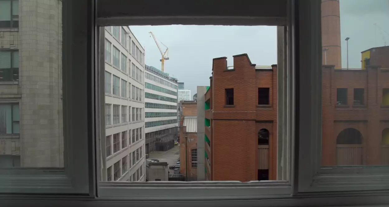 The view from India House on Whitworth Street, Manchester.