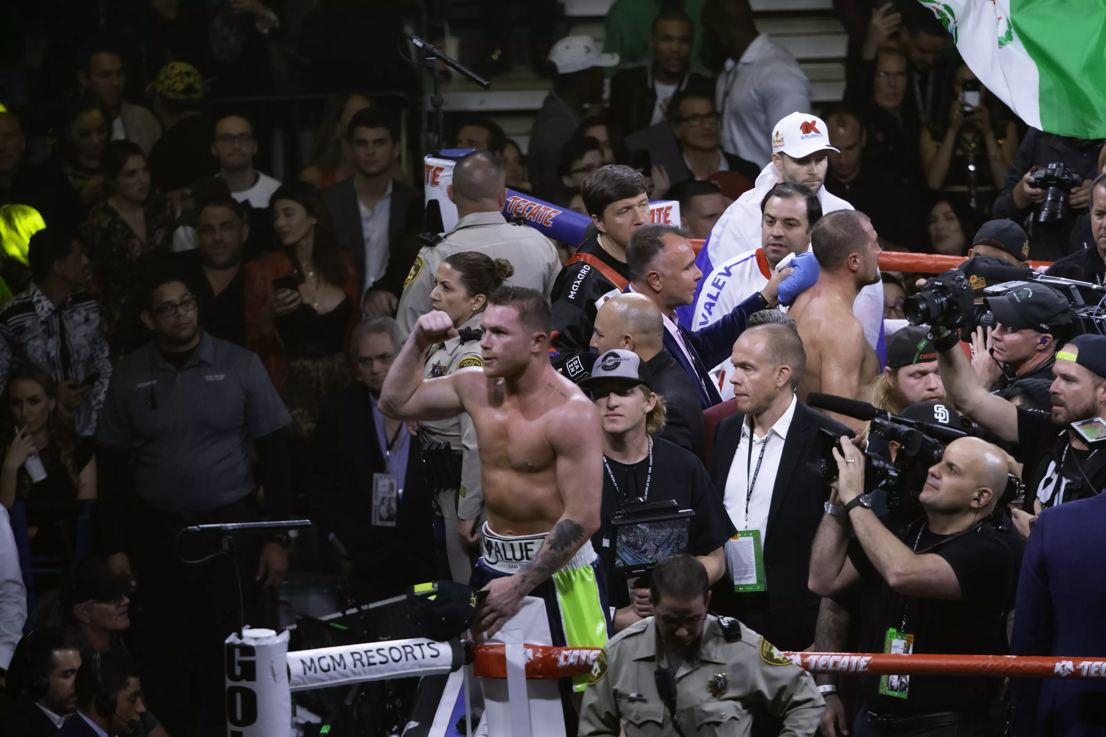 Alvarez beat Sergey Kovalev to win a title at a fourth weight in November last year. Image: PA Images