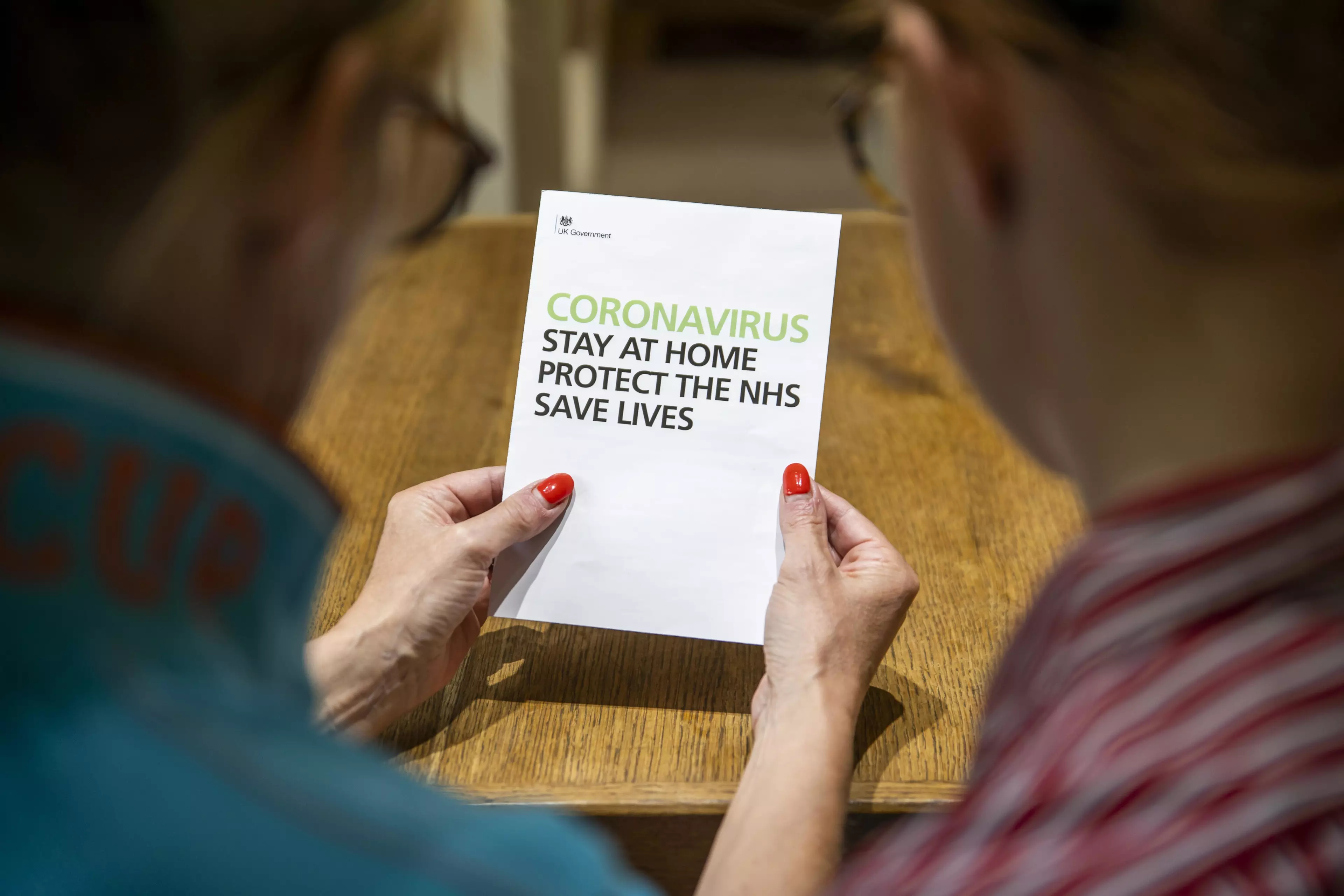Information has been sent to all UK households regarding coronavirus.