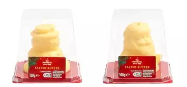 Morrisons is also selling festive butter (
