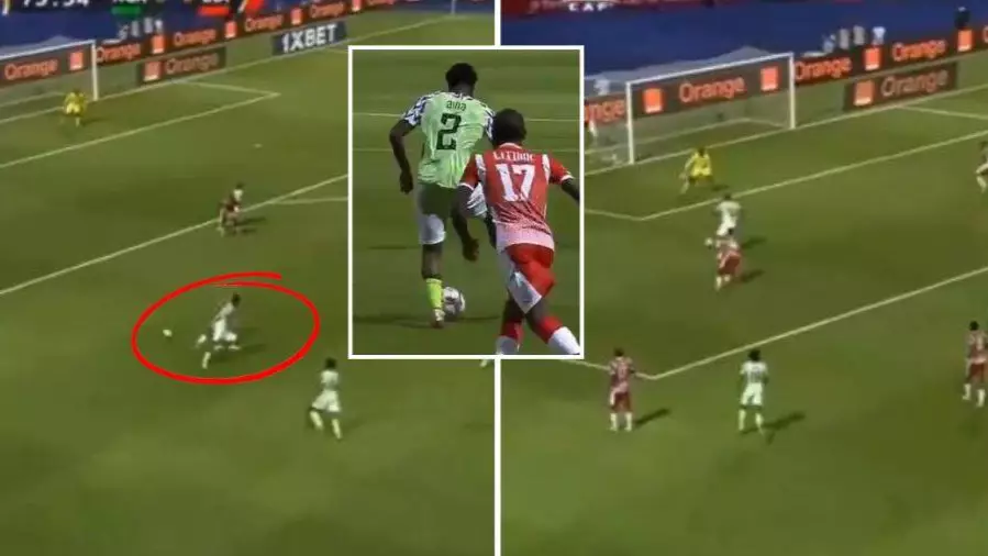 Ola Aina's No-Look Backheel Assist For Nigeria Is Just Outrageous 