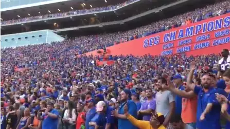Packed Florida Gators' Stadium Sings Tom Petty Song In Tribute To Late Singer
