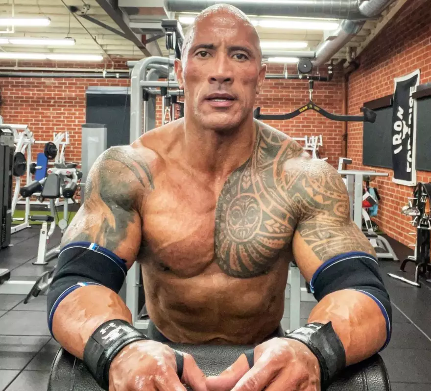 The Rock was shocked by his lookalike.
