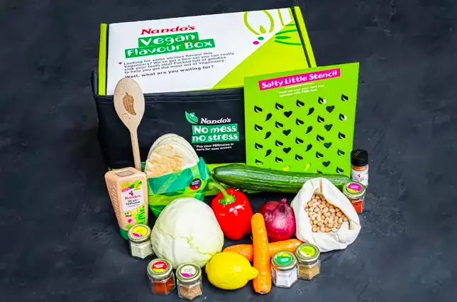 Nando's has also released a vegan chicken box (