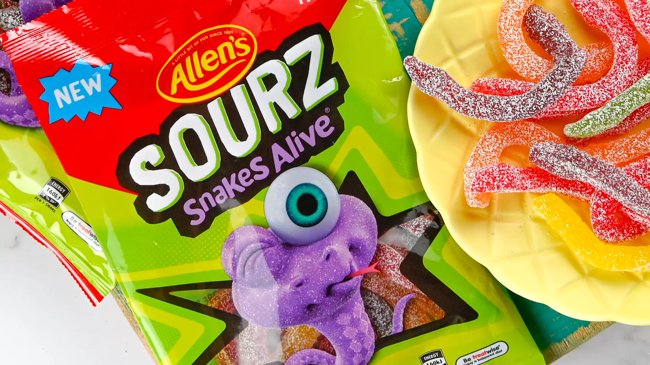 Allen's Lollies Is Bringing Out Sour Snakes Alive