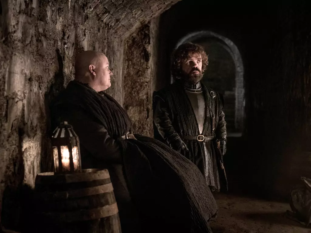 Tyrion and Varys.