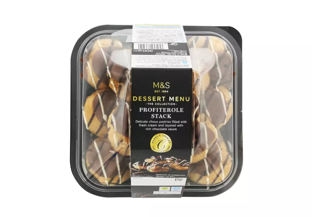 Fancy something sweet for dessert? Why not try M&S' profiterole stack!