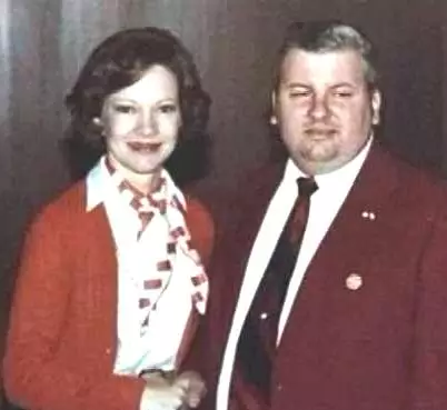 First Lady Rosalynn Carter with John Wayne Gacy while he was a Democratic Party activist.