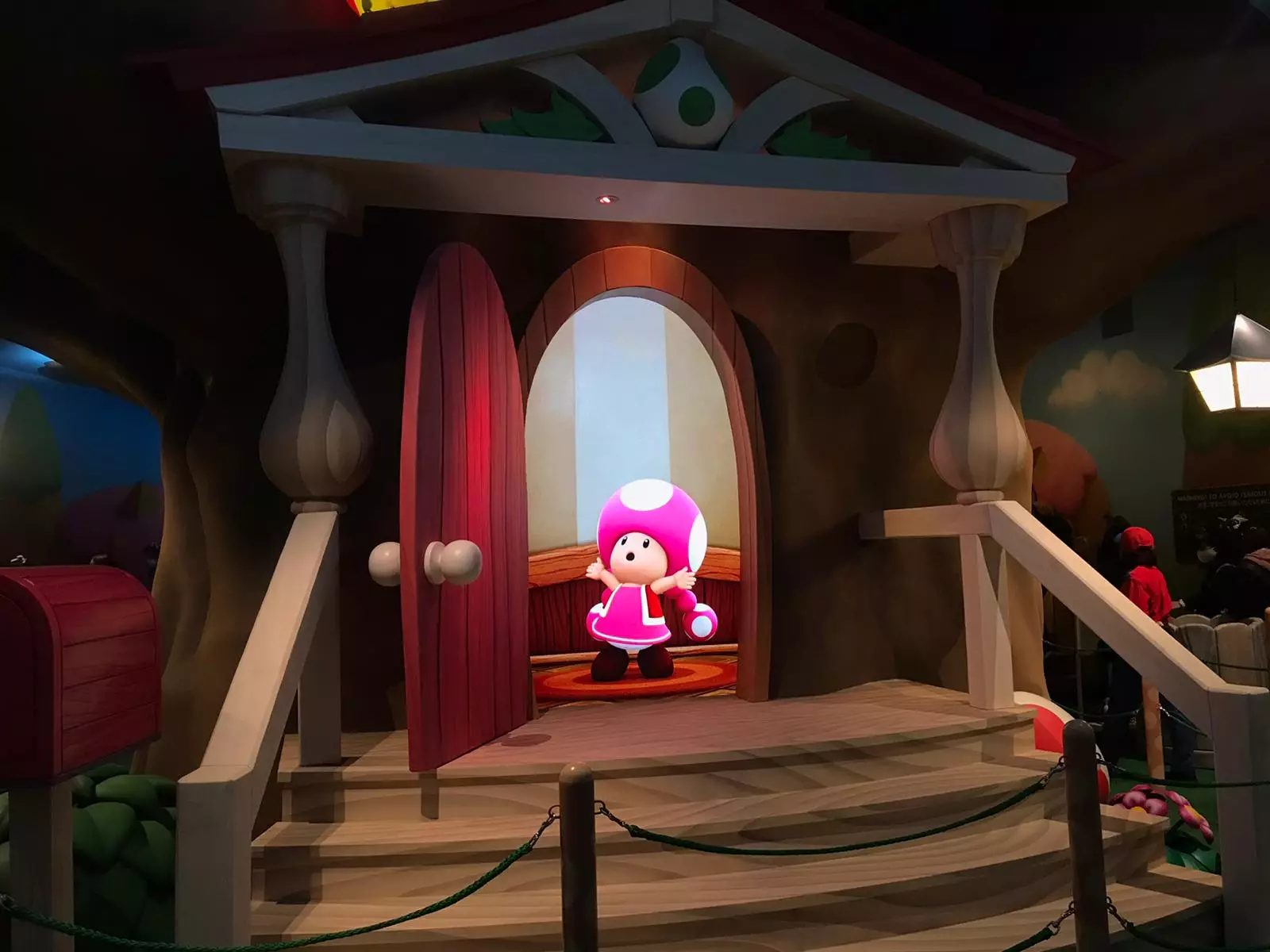 Toadette is digitally rendered here, but you wouldn't know it in person /