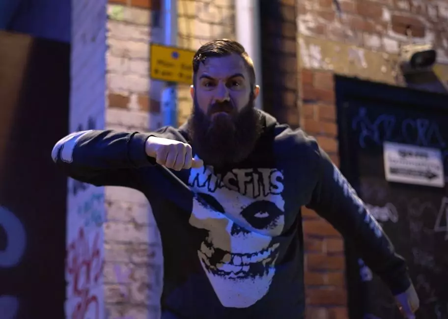 Big F'n Joe is one of the stars of RISE and says wrestling is a way of escaping the boredom of normal life.