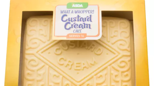 ASDA Is Selling A Huge Custard Cream Cake That Also Tastes Like The Biscuit