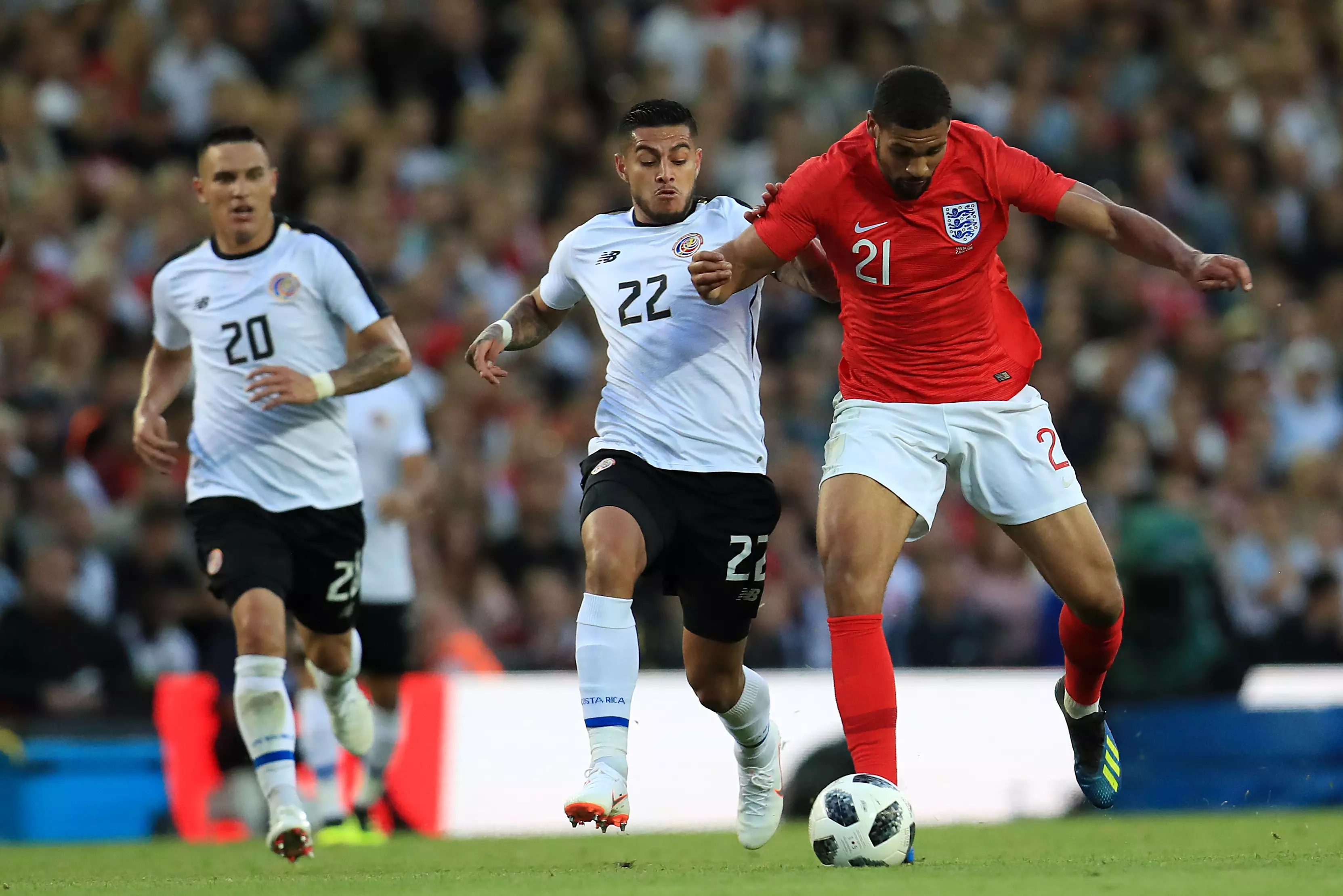 Loftus-Cheek in action for England. Image: PA