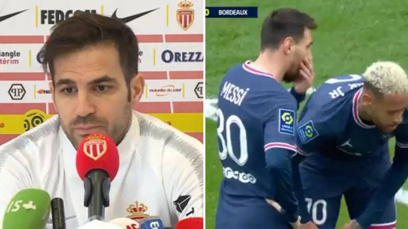 Cesc Fabregas Snaps At Paris Saint-Germain Fans Who Booed Lionel Messi, Tells Them To 'Be Grateful'