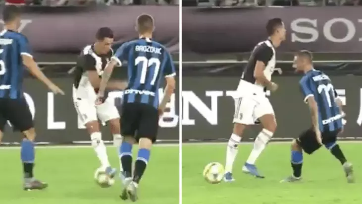 Cristiano Ronaldo Pulls Off Classic Skill Before Fooling Player With No Look Pass 