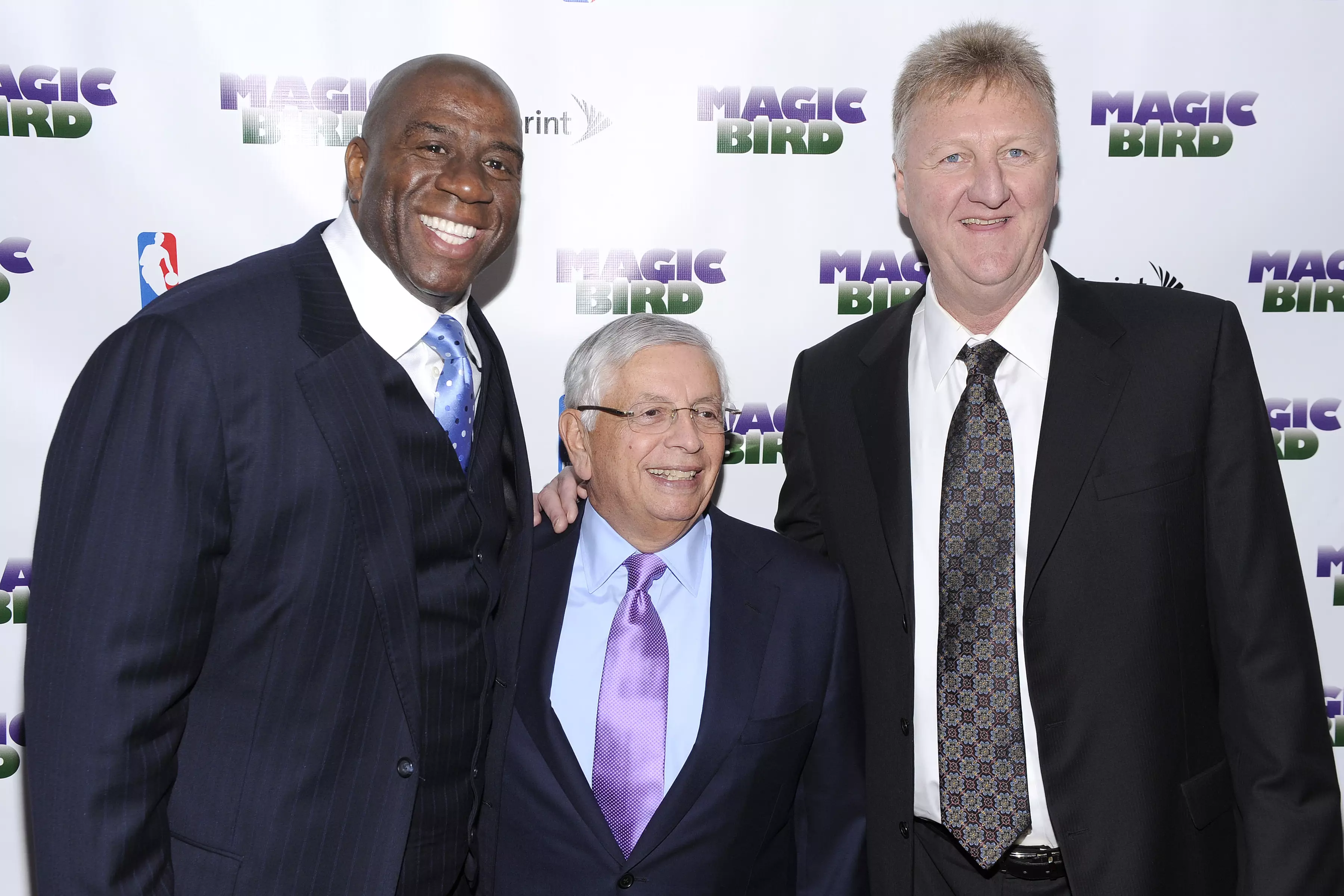 Larry Bird (right) has been stitched up massively.