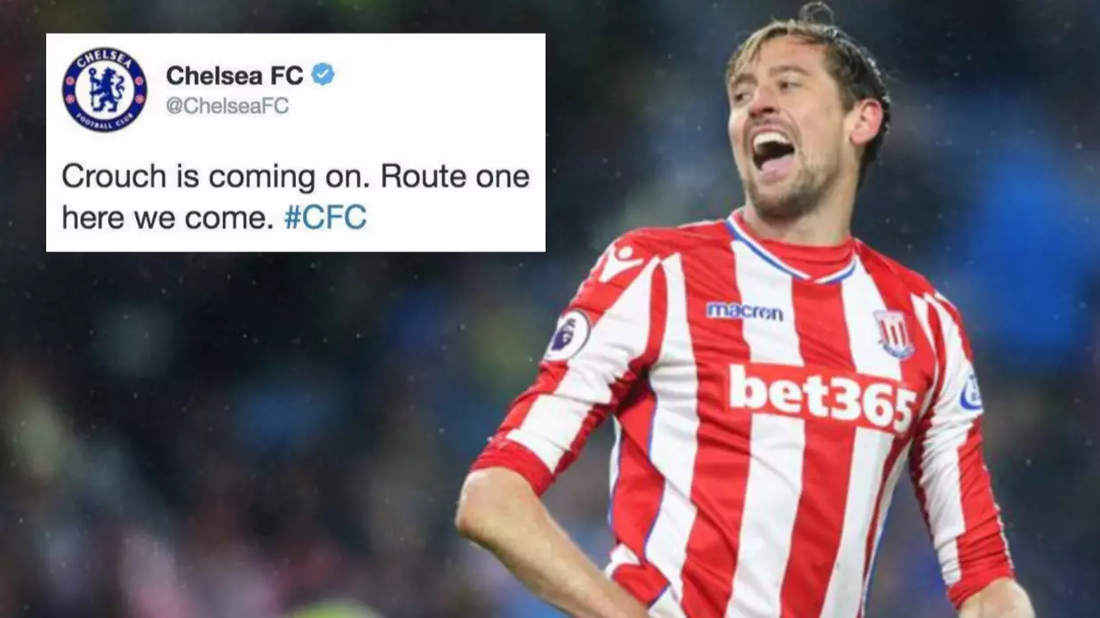 Chelsea Tweet Goes Viral After Crouch Linked With Stamford Bridge Move