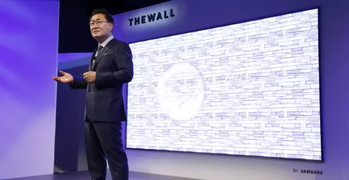 The Wall was presented at the Consumer Electronics Show (
