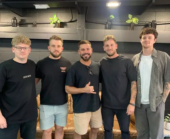 Zac popped into Attaboy Hair in Adelaide (