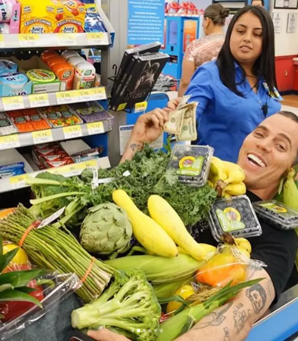 Vegans were not happy with Steve-O and said he was 'not on their team'.