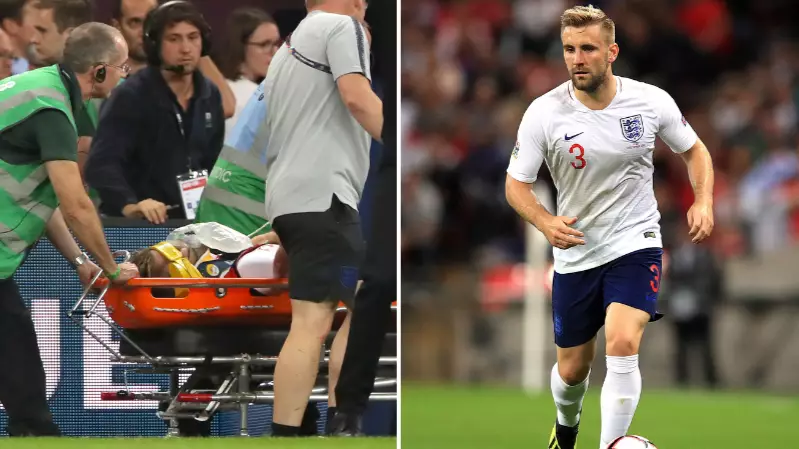 Luke Shaw Claims He'll Be Back In Update After Being Stretchered Off