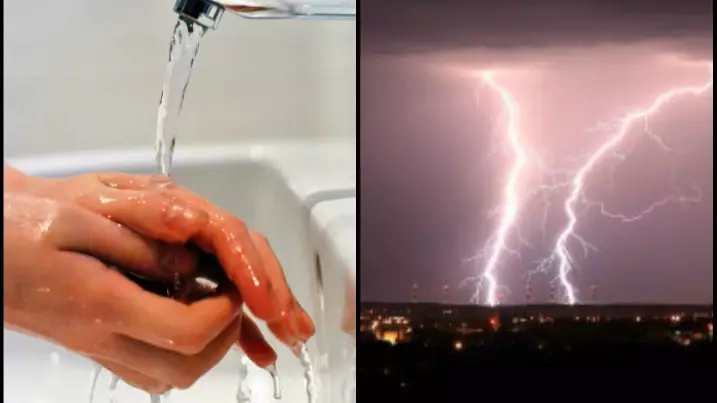 Experts Warn People Not To Wash Their Hands During A Thunderstorm