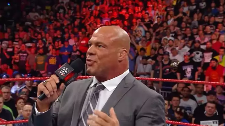 WATCH: Kurt Angle Returns To Monday Night Raw Full Time