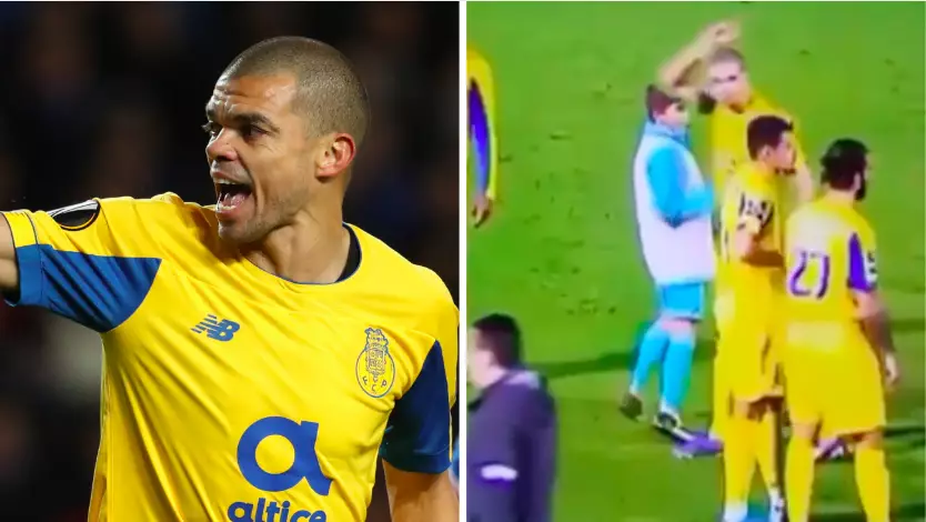 Pepe Loses His Temper And Straight Up Refuses To Shake Ball Boy's Hand