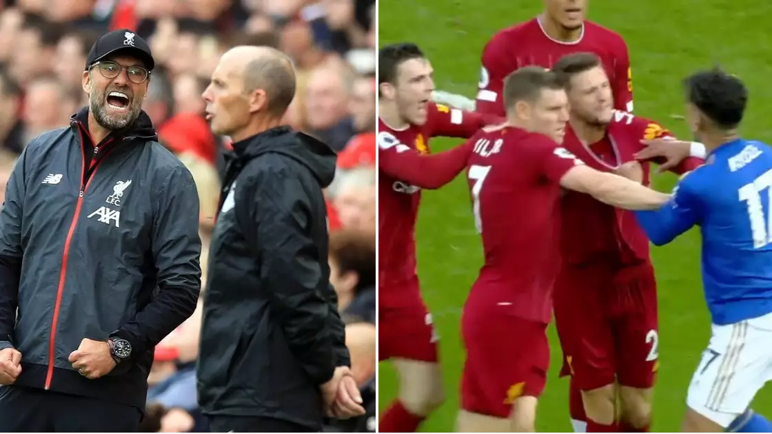 Jurgen Klopp Details How 'Push' Caused The Leicester And Liverpool Bust-Up At Full-Time 