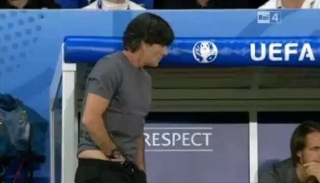 WATCH: Joachim Löw Sniffed His Own Balls On The Touchline, Last Night