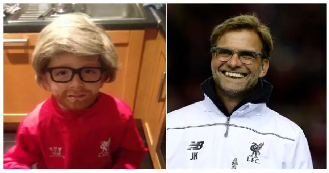 This Little Liverpool Supporter Wins Halloween With Brilliant Fancy Dress  