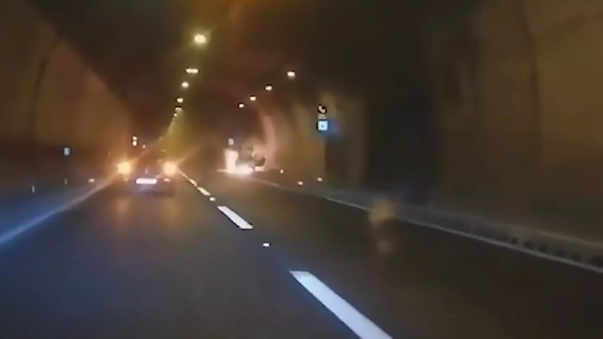 Burning Car Explodes As Passing Couple Joke It Might
