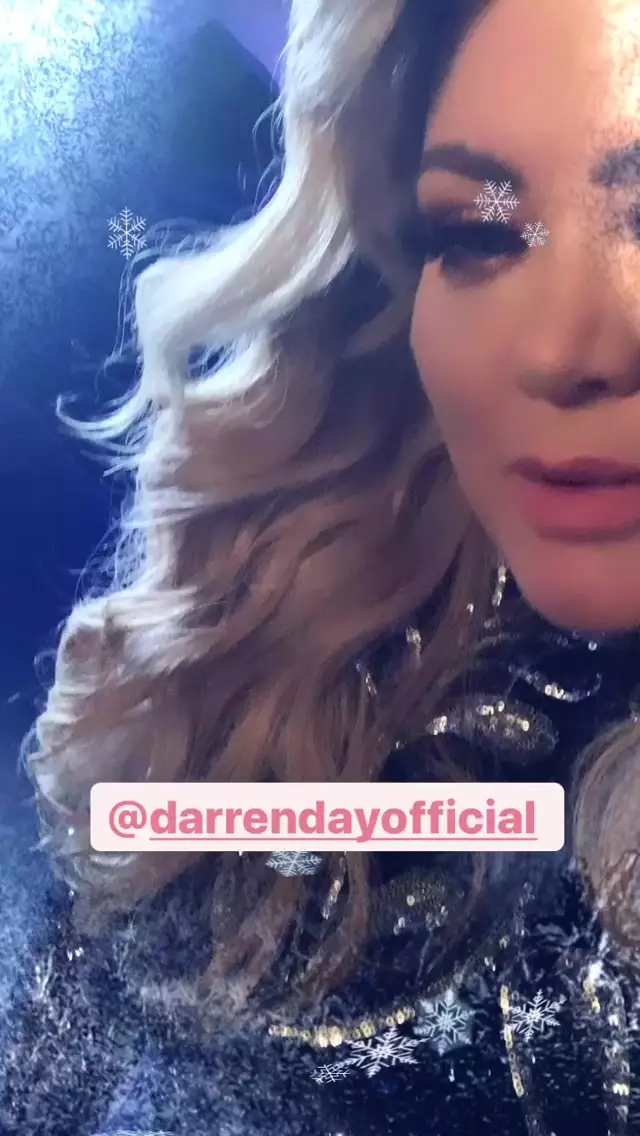 Gemma gave a shout-out to her singing partner Darren on Instastories (
