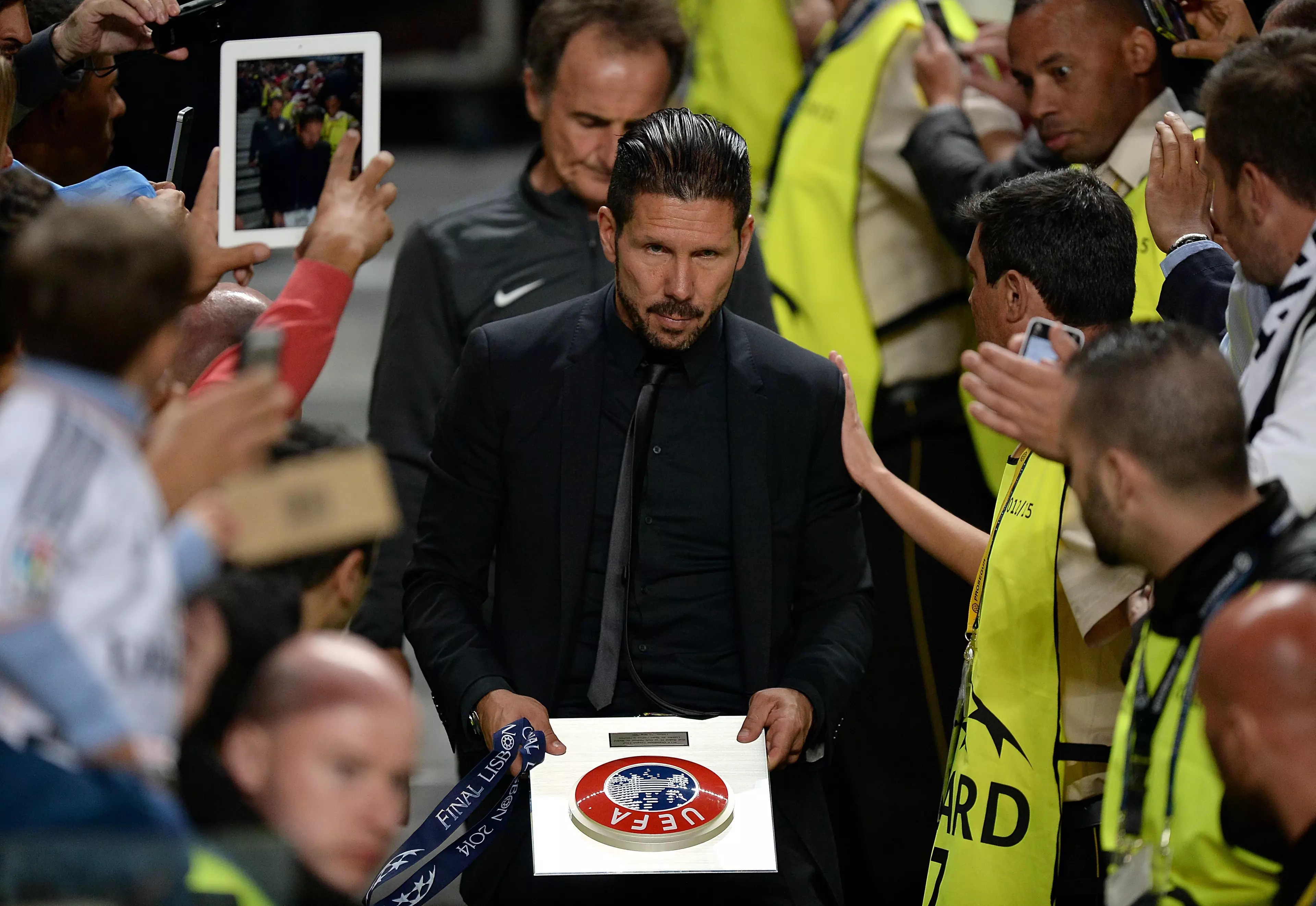 Simeone has been unlucky twice in the Champions League final. Image: PA Images.