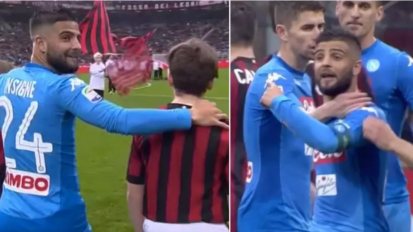 Lorenzo Insigne's Reaction After He Gets The Two Tallest Mascots Is Priceless 