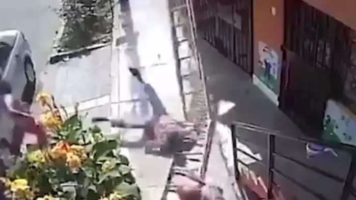 Painter Falls Of Ladder After Angry Pensioner Shakes It For Obstructing Him